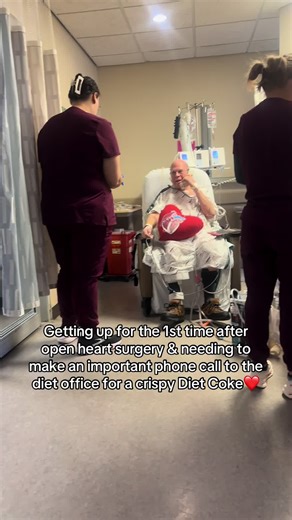 St. Francis heart hospital took the most amazing care of my dad. He had an aortic aneurysm & had aortic reconstructive surgery. #openheartsurgery #dietcoke #aorticaneurysm #hospital #nurse