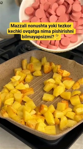 The Most Viral 15-Minute Cheesy Potato & Sausage Skillet! 🍳🥔🧀 #food #kitchenhacks #recipe #rek
