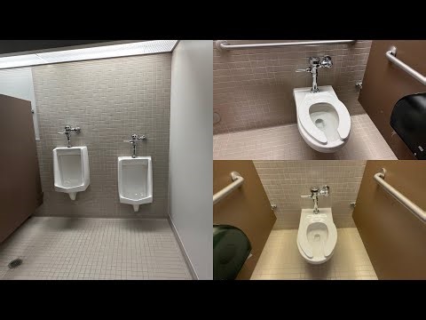 Kohl’s men’s restroom with 1999 AS fixtures.