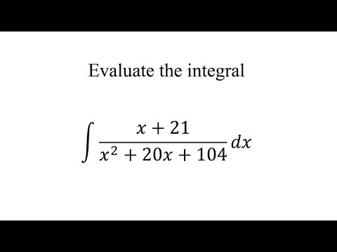 Evaluate the integral
