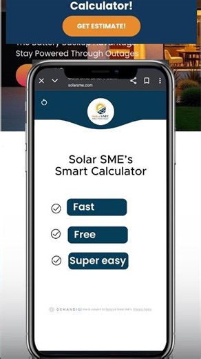 Calculate Your Solar Savings in Seconds with Solar SME! #solarsavings