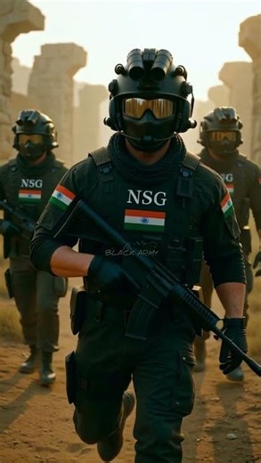 aura Black commando hosla #nsg commando #danger army #army lover #shortvideo