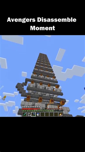 Avengers Disassemble moment #minecraft