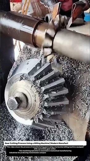 Gear Cutting Process Using a Milling Machine | Modern Manufacturing Technology