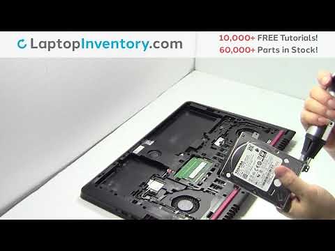 How to replace Laptop Hard Drive Dell Inspiron 15 5000 7000 3000. Fix, Repair HDD 15-5557 3542 P57F
