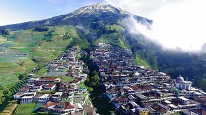 Download Magelang, Indonesia, 2022 - Aerial view, Mount Sumbing, Kkali Angkrik