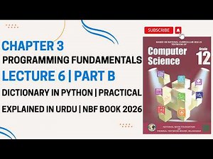 How to Use Dictionary in Python | Class 12 Computer | Lecture VI Part B |Practical |Jupyter Notebook