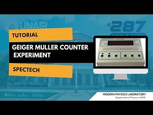 [Tutorial] Geiger Muller Counter Experiment