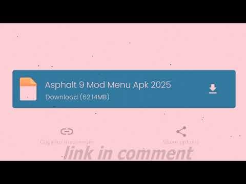 Asphalt 9 Mod Apk 2025 Vip Unlimited Money - Mod Menu ANDROID-IOS 2025 Hack