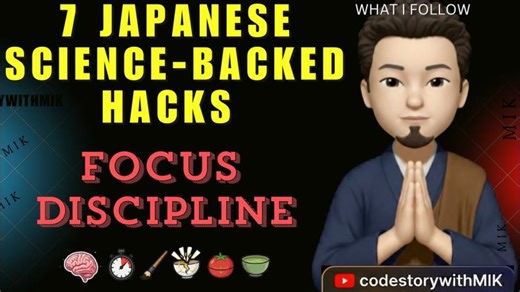 7 Japanese Discipline Rules That Rewire Your Brain | Science Backed | codestorywithMIK | Mazhar Imam Khan
