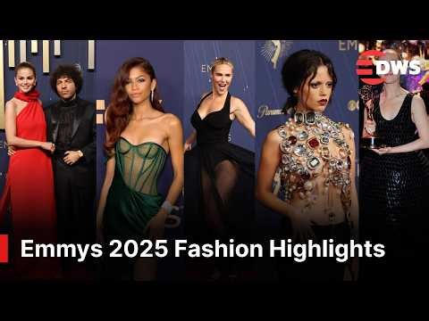 Top Emmys 2025 Red Carpet Looks: Zendaya, Selena Gomez, Jenna Ortega Stun on the Red Carpet | AA1E
