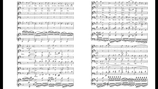 【曲谱同步】【声乐与缩谱】贝多芬第九交响曲 各声部分谱 曲谱同步