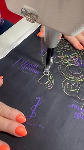 Here, Helen Godden Quilts shows a fun design with variegated thread 😍😍😍 | Handi Quilter