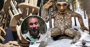 Artist Thomas Dambo, creator of Isak Heartstone, will build a new troll sculpture in Teller County