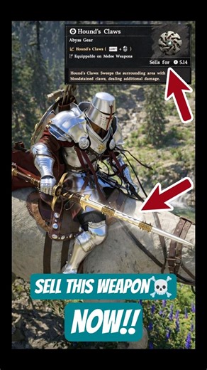 YOU DONT HAVE THIS ABYSS GEAR #crimsondesertgameplay #witcher3 #crimsondesertguide #gaming #fyp
