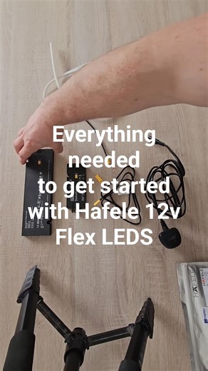 Hafele 12V LED lighting setup — everything you need & how it connects 💡 #Shorts #LEDLighting #Hafele