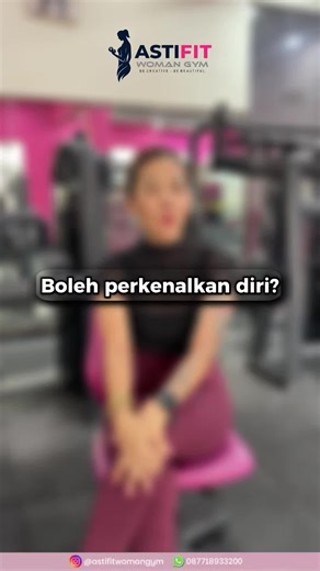 Kenalan dengan Coach Lina di Astifit Woman Gym