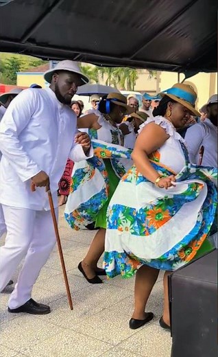 Traditional dance in a Caribbean Mazurka #caribbeanculture #traditionaldance #dance #culturaldance