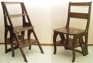 'Franklin' Library step chair