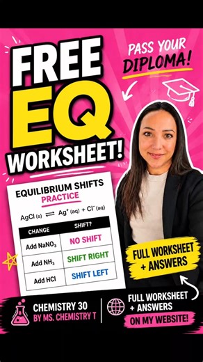 If this finally made equilibrium make sense, the full video + practice worksheet is on my site.
