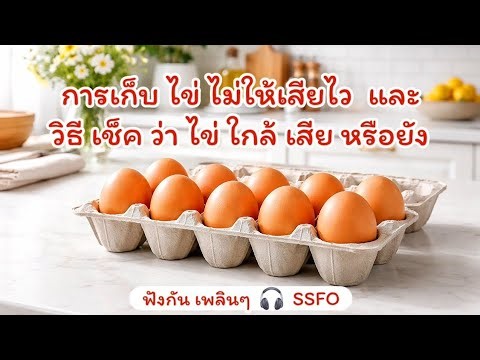 Storing eggs to prevent spoilage; how to check if an egg is spoiled 🎧 SSFO
