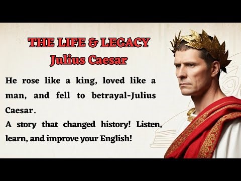 Julius Caesar's Story 🔥 Learn English Through Story Level 2 ✅ Full Story in Simple English