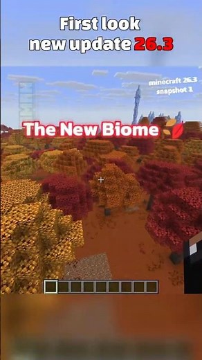 Minecraft Finally Has an Autumn Biome 🍂 #minecraft