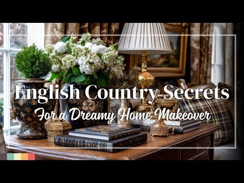 English Country Interior Ideas: Refined Decor with Rustic Charm for a Storybook Home