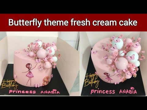 This Butterfly Cake Is Going Viral Easy & Stunning Butterfly Theme Cake Tutorial #ButterflyCake