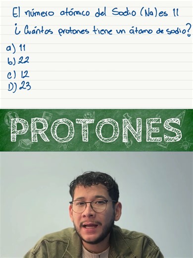 ⚛️ ¿Cuántos protones tiene un átomo de sodio? No es al azar 😬 El número de protones es lo que define al elemento, y en el sodio eso es clave para identificarlo correctamente 🔍 Entre más claros tengas estos conceptos, menos errores cometes ✅ 📍 Nos encuentras en: • Av. Salvador Nava Martínez 425, Virreyes • José Guadalupe Torres Velarde; Plaza Almer 260 📞 Comunícate con nosotros: 444 189 4494 🔗 https://fortalecimientoacademico.com/links/ #CEFA #Aspirantes #UASLP #UPSLP #SLP