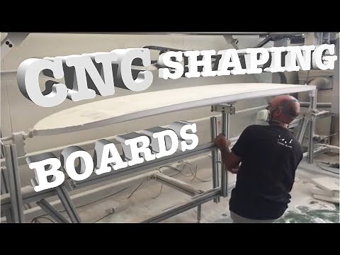 Surfboard Shaping with Shape 3D CNC Machine
