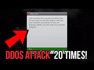 Xbox DDoS Attacked 20 times by the same hacker @XboxLIVEEnforcement DDoS is a Federal Crime...