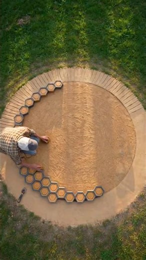 Grandpa Joe Melts Plastic Bottles + Sand into Honeycomb Bricks Builds Magical Beehive Eco-Dome House