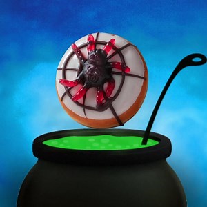 Un poco de maldad 😈 y mucho de sabor y diversión 😋 da lugar a Dunkin' Tarántula especial Halloween 🕷 ¡Una de las terroríficas creaciones de Dark Coco! 🖤 | Dunkin’