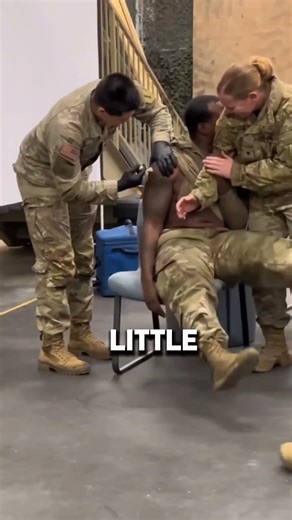 Why is the soldier scared ?😳