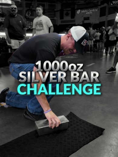 💪 Think You Could Beat the Silver Bar Challenge? 👀🥈 It’s 1,000 troy ounces of pure silver and a LOT harder to lift than it looks. 😂 One hand. One silver bar. Think you’ve got the grip strength? 💪 Tag someone who needs to try it! 👇 📍 Idaho Pawn & Gold Boise • Meridian • Nampa Follow us to catch the next Silver Bar Challenge! 🔥 #boiseidaho #gripstrength #silverbarchallenge