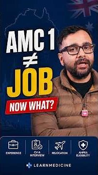 Is AMC 1 the End of Your Job Hunt? Think Again! 🩺