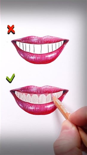 Draw Teeth #art #drawing #shorts #teeth #pencildrawing #howtodraw #easydraw