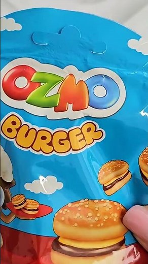 Unwrapping Mini Burger Cookies 🍪 | ASMR No Talking #shorts