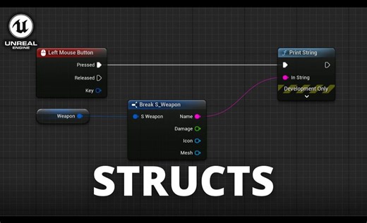 如何在虚幻引擎 5 中使用结构体（Structures）