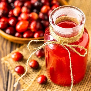Spiced Cranberry Simple Syrup