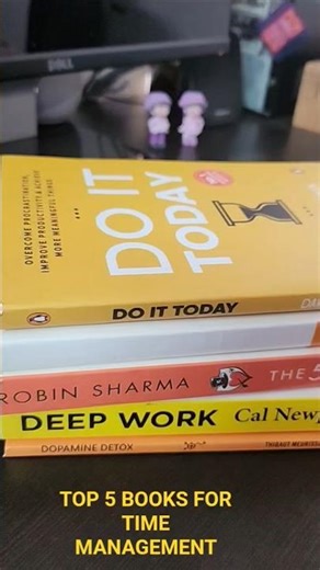 5 Books for Time Management #timemanagement #productivity #youtubeshorts