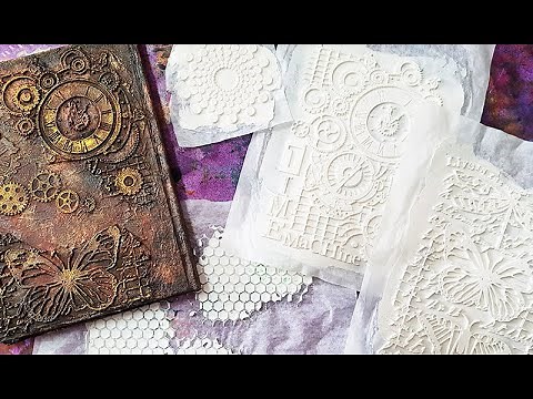 How To Create Texture With Silicone / Plastic Moulds