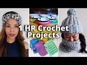 Top 10 Crochet Project To Make In Under An Hour | Free Patterns