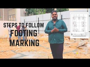 How to do Footing Marking | Steps to Follow During Construction