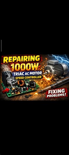 Triac based motor speed controller.#repair #electronics #electrical #technical