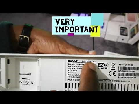 HUAWEI SIM card 4G/5G LTE Wi-Fi WIRELESS INTERNET ROUTER Download: 300Mbps Upload: 50Mb B525S-65A