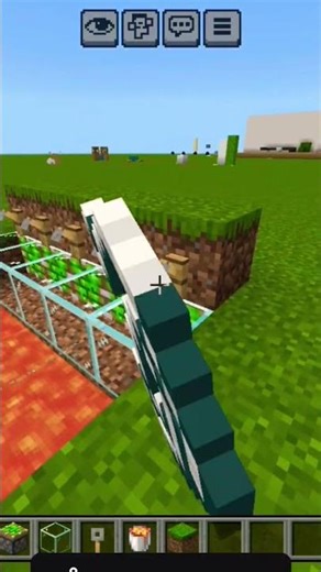Minecraft glass bridge ##minecraft #shorts