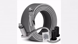 100FT Internet Replacement Cable for Starlink GEN2, Compatible with Starlink Rectangular Satellite V2, Starlink Internet Kit Satellite Cable Extension Fits Starlink GEN2/V2 Accessories.