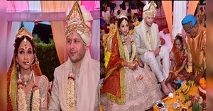 उत्तराखंड:जर्मनी से आया दूल्हा, हल्द्वानी की बेटी से की पहाड़ी रीति रिवाज से शादी